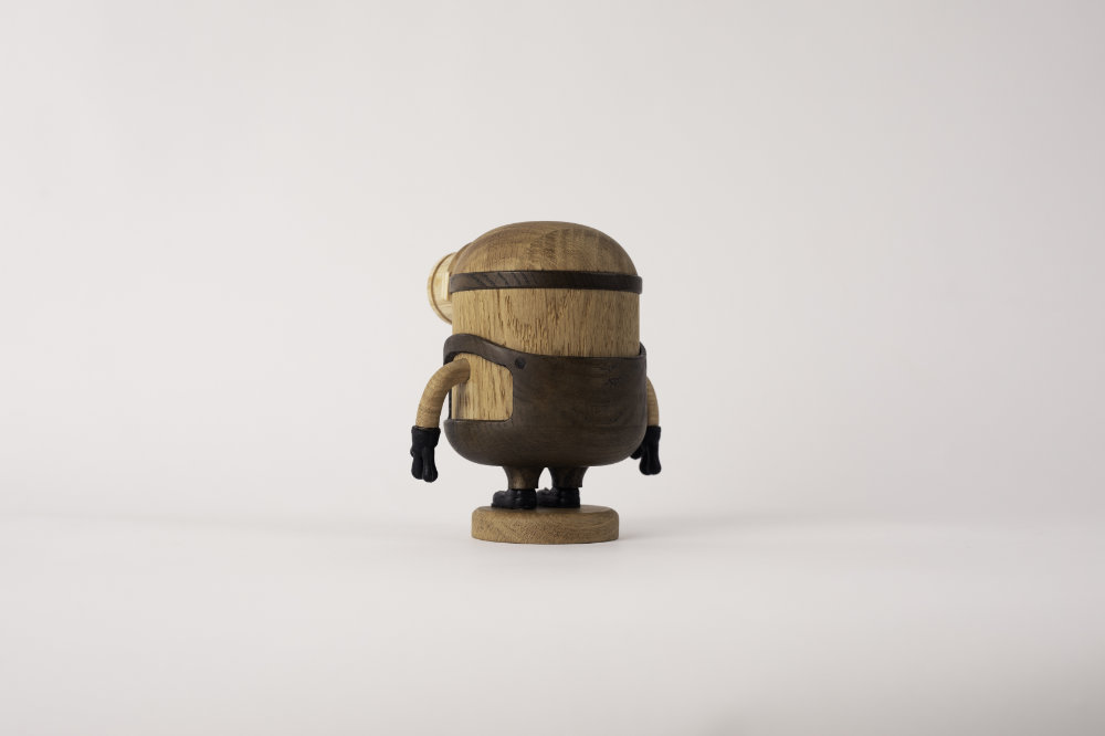 Holzskulptur Bob Minion Oak (H 12cm) von boyhood