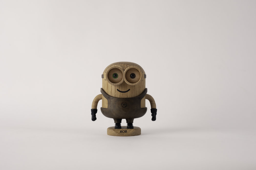 Holzskulptur Bob Minion Oak (H 12cm) von boyhood