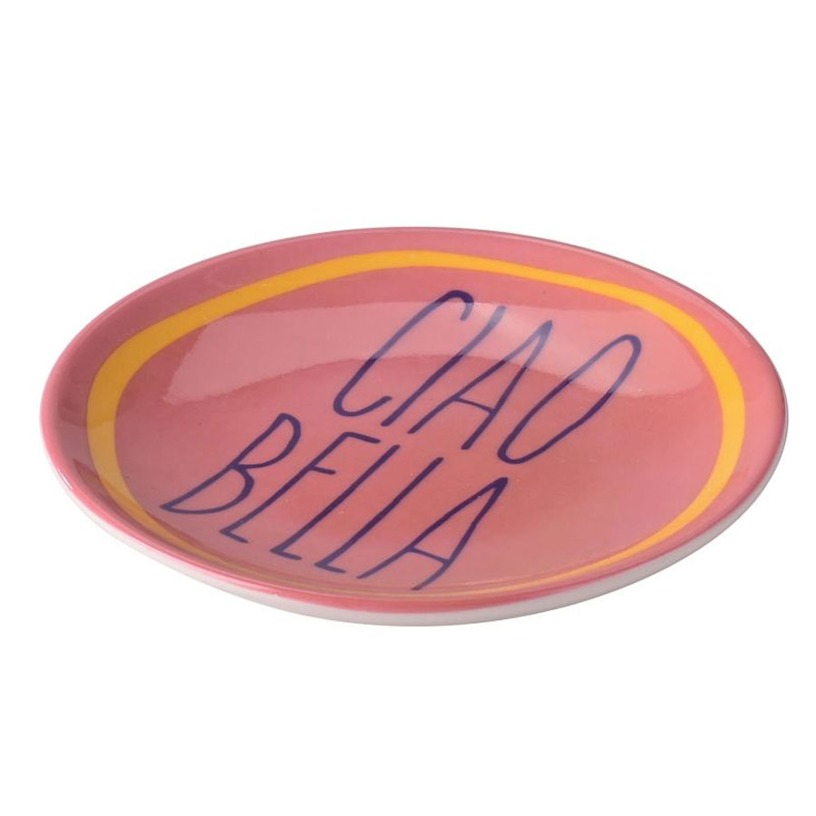 Gift Company Love Plates Herz-Teller - Rosa Porzellan Mit 'Herzensmensch' Aufdruck