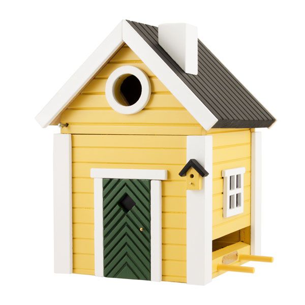 Nistkasten Aus Holz - Vogelhaus Für Garten Mit Reinigungsklappe